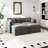 Modern Chenille Loveseat Sofa Couch With Ottoman-1360277065-1360277077