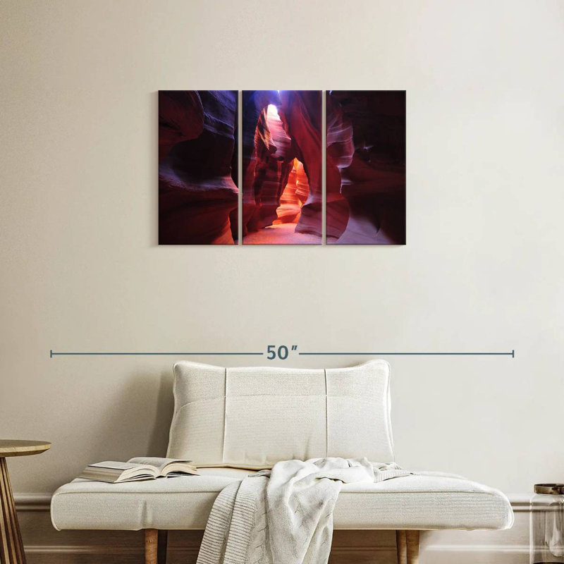 Rayons de soleil Alvord Antelope Canyon, H 20 po x l 33 po