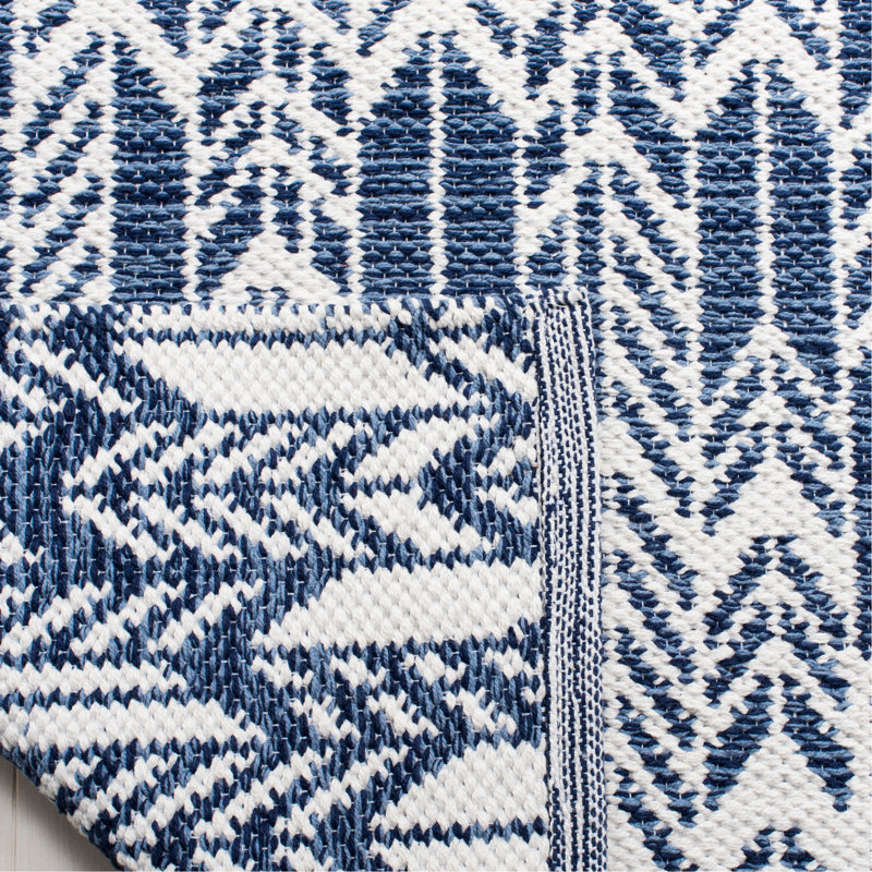 Paz Hand Woven Performance Chevron Rug, Rectangle 3' x 5'