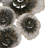Modernist Handmade Modern Plants & Flowers Wall Decor on Metal