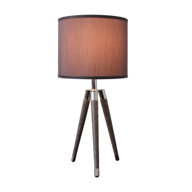 Lampe trépied 26,75 po Molinari, Gris, Gris, H 26,75 po x l 12 po x P 12 po