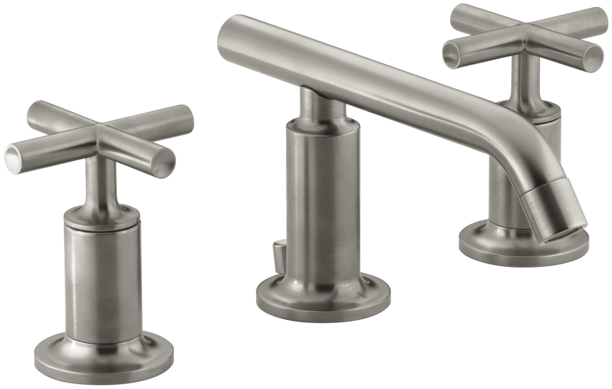Kohler Purist® Widespread Bathroom Sink Faucet with Low Cross Handles