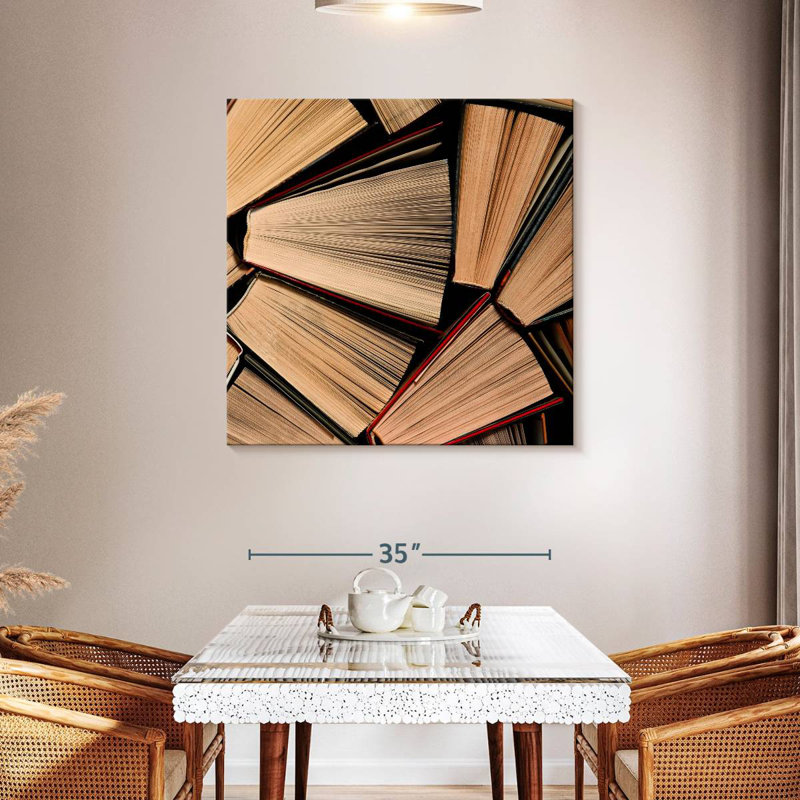 Kerner Book Collection, 39" H x 39" W