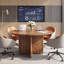 47.24'' Solid Wood Round Conference Table