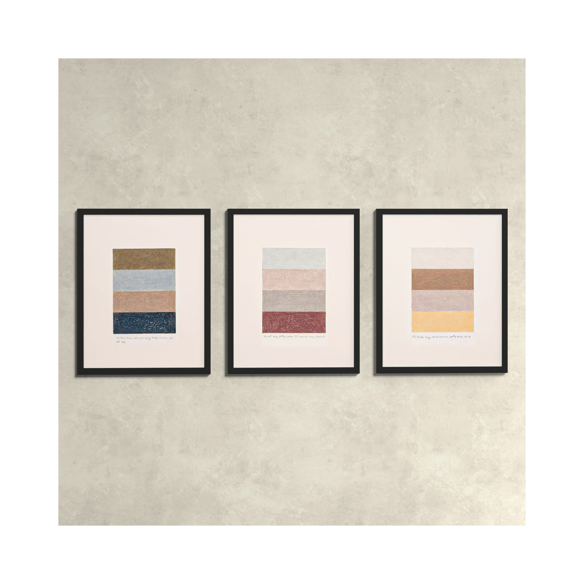 Stacks by Beth James, Black Framed, 25" H x 20" W x 1.25" D