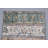 Bohemian Style Vintage Turkish Patchwork Door Mat in Unique Pattern Handwoven with Green Red and Wool