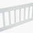 White Solid Wood Full House-Shaped Floor Bed With Fence And Safety Guardrails-1436139306-1436139307