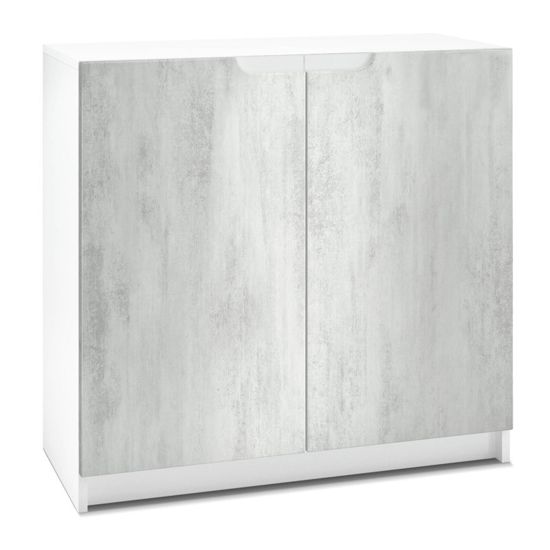 Mazeppa 82 cm W Chest of Drawers, Concrete Oxide Optics