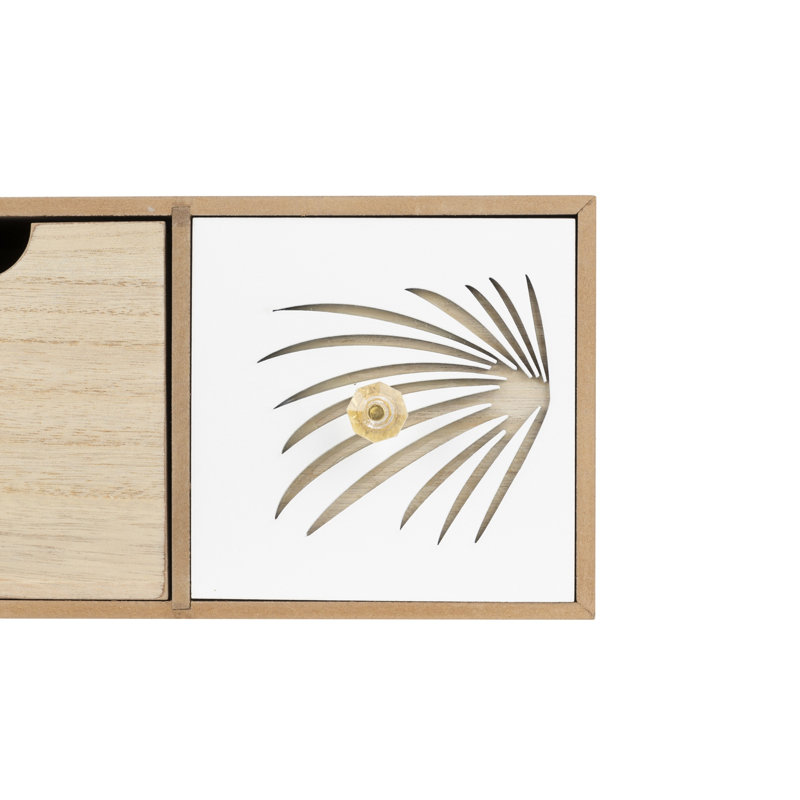 Carving Jewellery Box, Natural/White