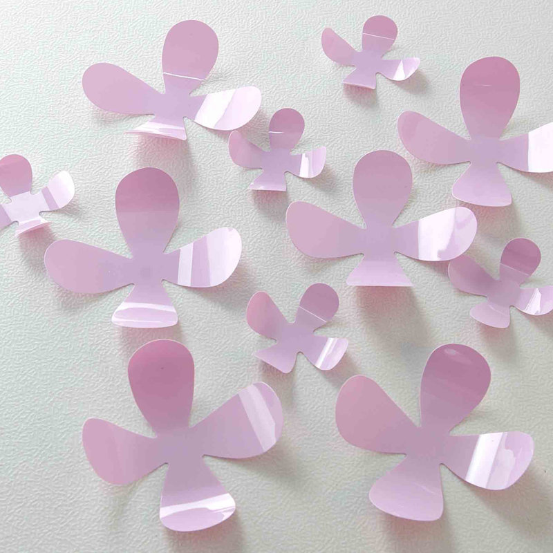 Plants & Flowers Wall Decal, Pink