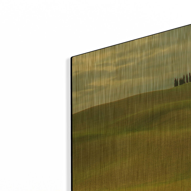 Tableau mural en métal doré « Val d » par IMB, 61 x 41 cm, 24 po x 16 po