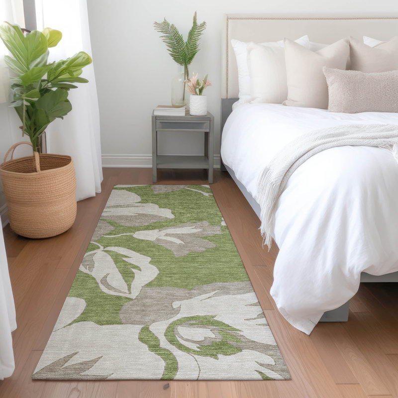  Tapis d'extérieur antidérapant Malchow, Tapis de couloir 2 pi 3 po x 7 pi 6 po