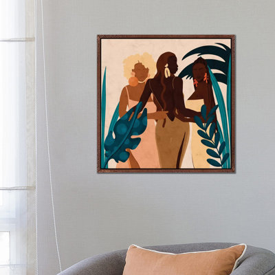 Sisters Square by Reyna Noriega - Print on Canvas