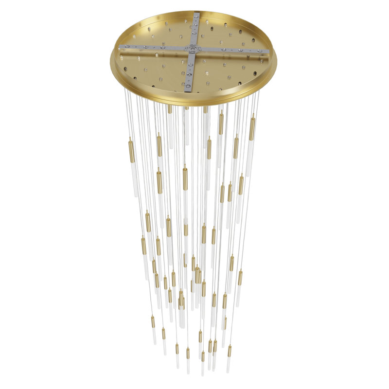 Main St. 51 - Light Pendant, Brushed Brass