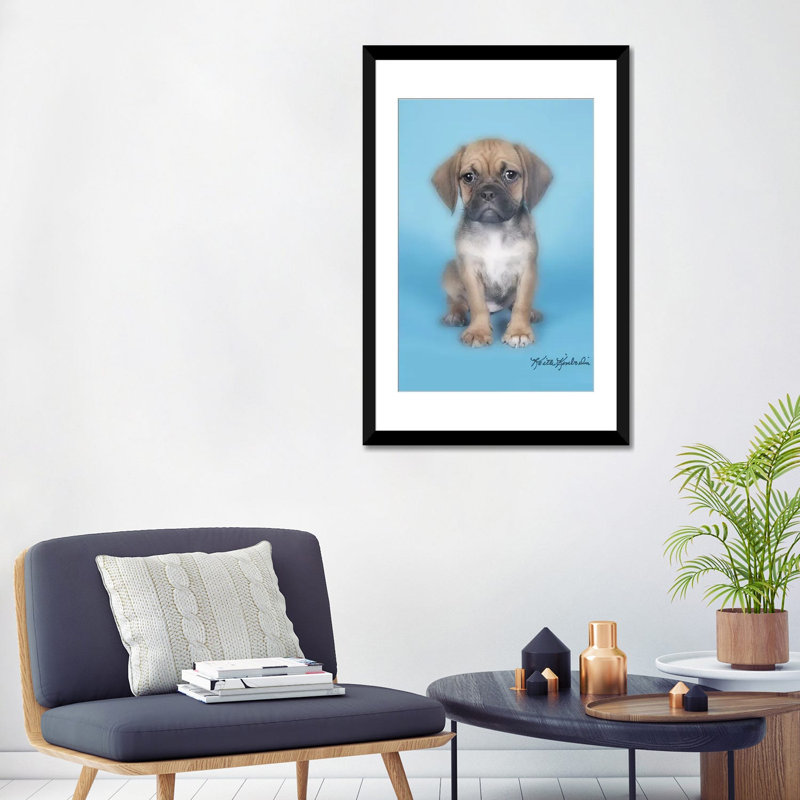 Keith Kimberlin - Drawing Print, 24" H x 16" W x 1" D, Black Framed Fine Art Paper, White