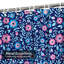Rideau de douche floral avec 12 petits crochets-868828879
