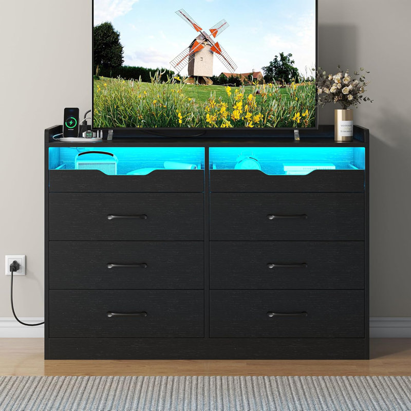 Commode 6 tiroirs Leylind