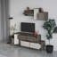Large Modern TV Stand with Storage Drawers and Cabinets