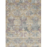 Très Jolie Wool & Silk Hand Knotted Area Rug