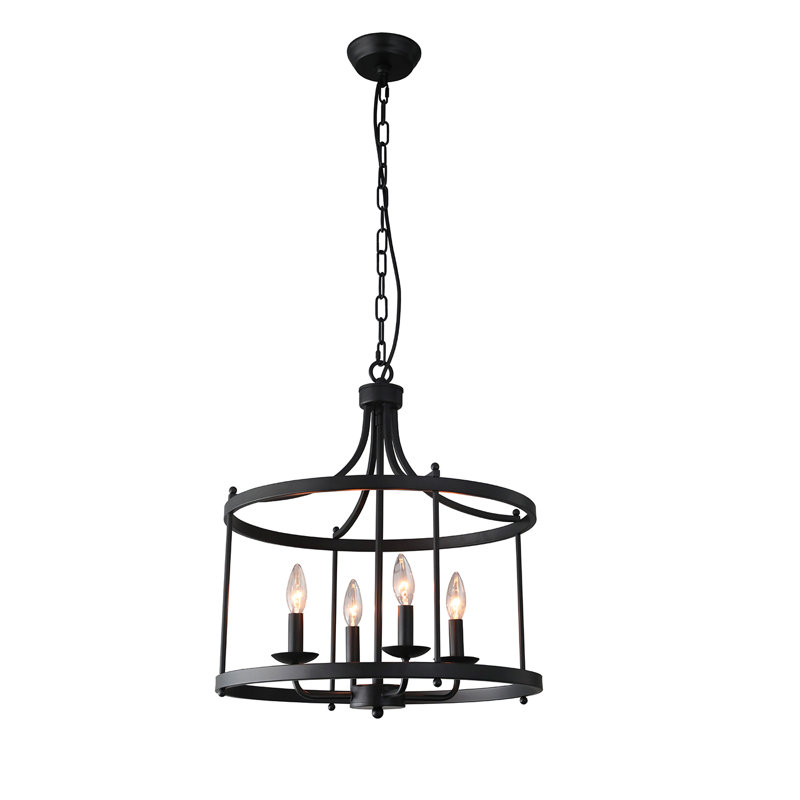 Lustre géométrique à 4 lumières à intensité variable Nerstrand