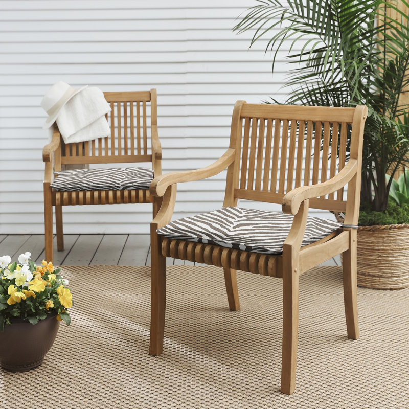Coussin de siège d'extérieur Sunbrella, H 2 po x l 19 po x P 19 po