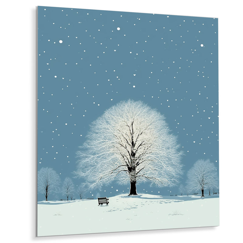 Gilles - Décoration murale arbre chêne, H 20 po x l 12 po x P 1 po, Métal