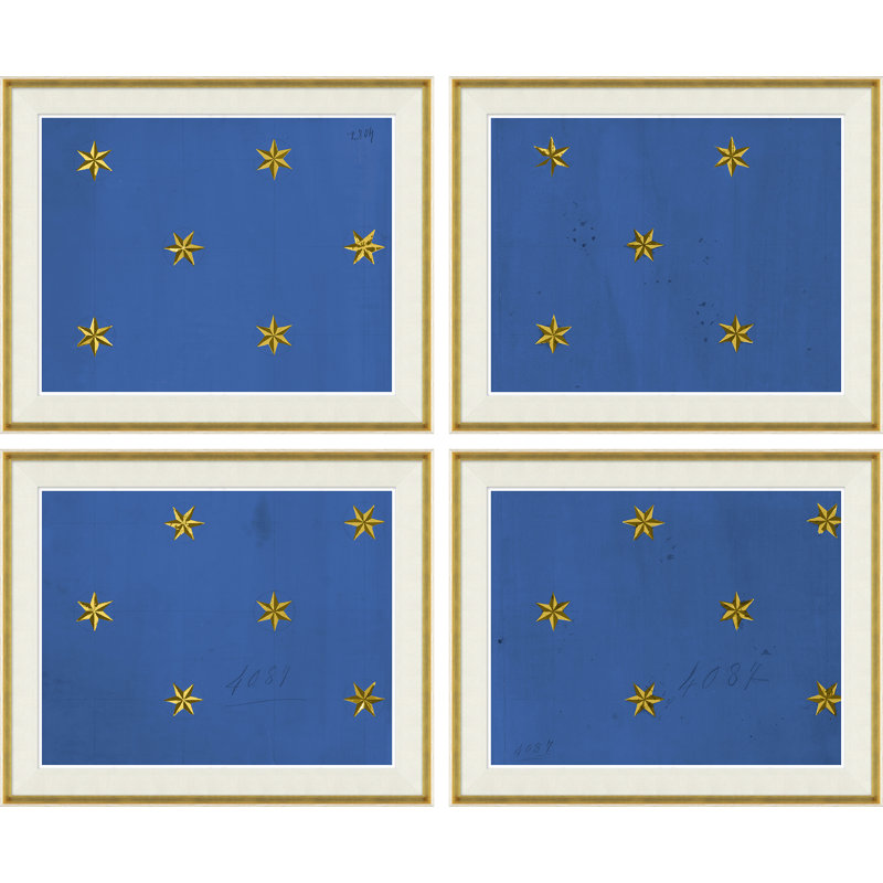 Etoile - Blue I-IV Print by Paule Marrot