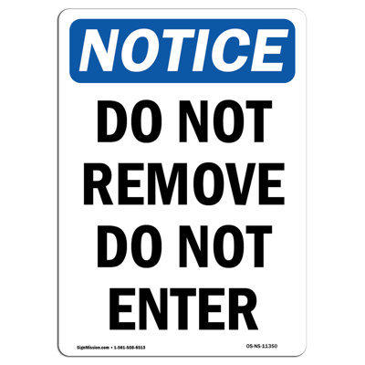 Notice Sign