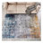 Collection Abstract Design Turquoise Gray Rust Machine Washable Super Soft Area Rug-1559279395
