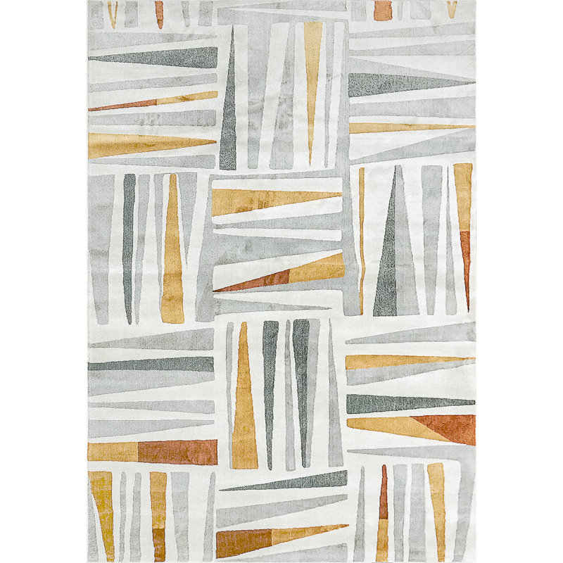 Jayden-Scott Geometric Indoor Rug, Rectangle 3'11" x 5'7"
