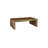 Waterfall Solid Wood Sled Coffee Table