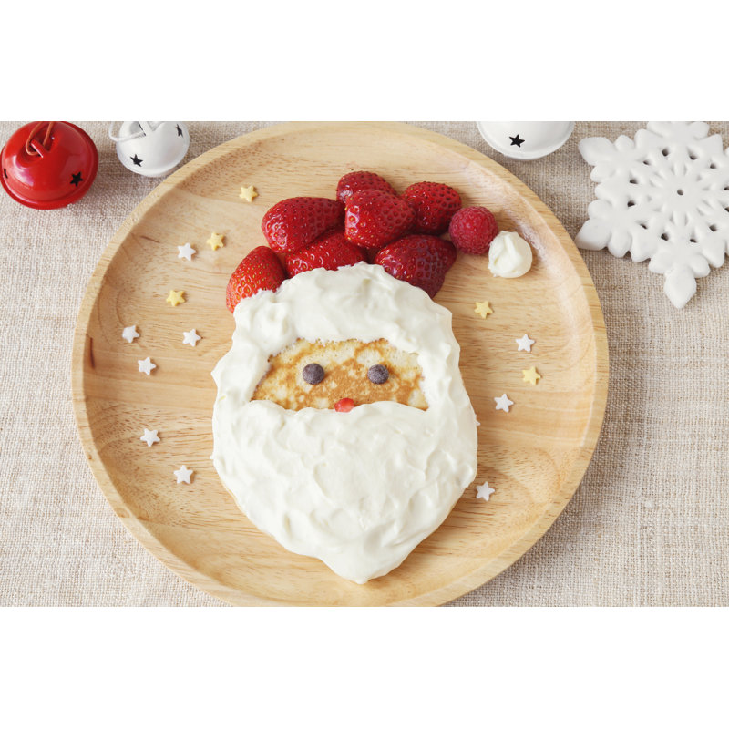 Santa Pancake Breakfast - Wrapped Canvas Print, 81cm H x 122cm W x 3.8cm D