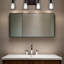 Applique murale de salle de bain 4 places en bronze huilé - Luminaire en cage métallique style industriel vintage ouvert