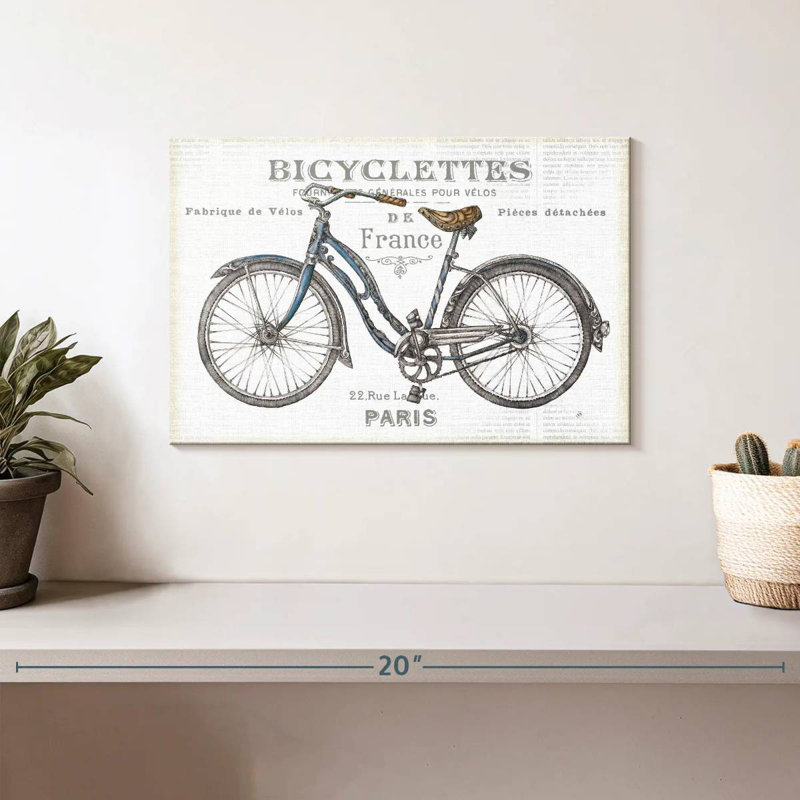 Bicycles II, 8" H x 12" W