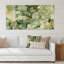 «Green Luxury Abstract Fluid Art I», reproduction d'art sur toile moderne - 60 x 28 - 5 panneaux
