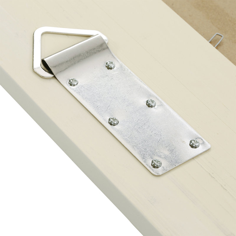 Boyers Flat Mirror, Cream, 170cm H x 84cm W x 3.5 cm D