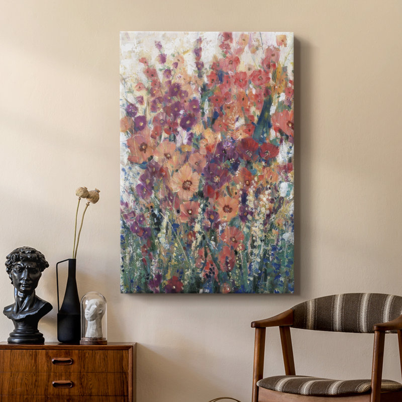 Fleurs ensoleillées I - galerie Cavas sur mesure, H 18 po x l 12 po