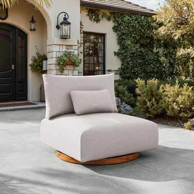 Yanali Modern  Aluminum Swivel Chair