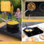 Abode AINDH2003 Portable Double Induction Hob, Digital Dual Control 2.8kW - Black