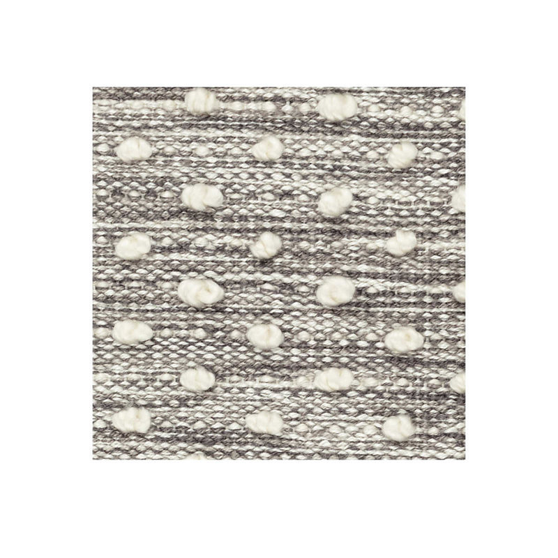 Hobnail Grey Handwoven Performance Rug, Rectangle 10' x 14'