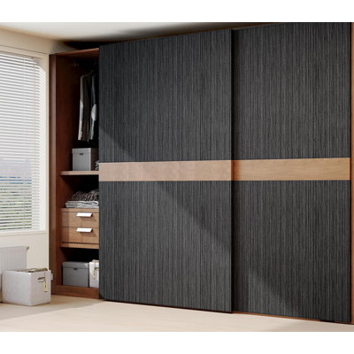 Black Grasscloth Peel And Stick Wallpaper Linen Textured 24"X787" Faux Grassweave Upgraded Thick Extra Large Self-Adhesive Neutral Contact Paper Vinyl Roll For Home Use