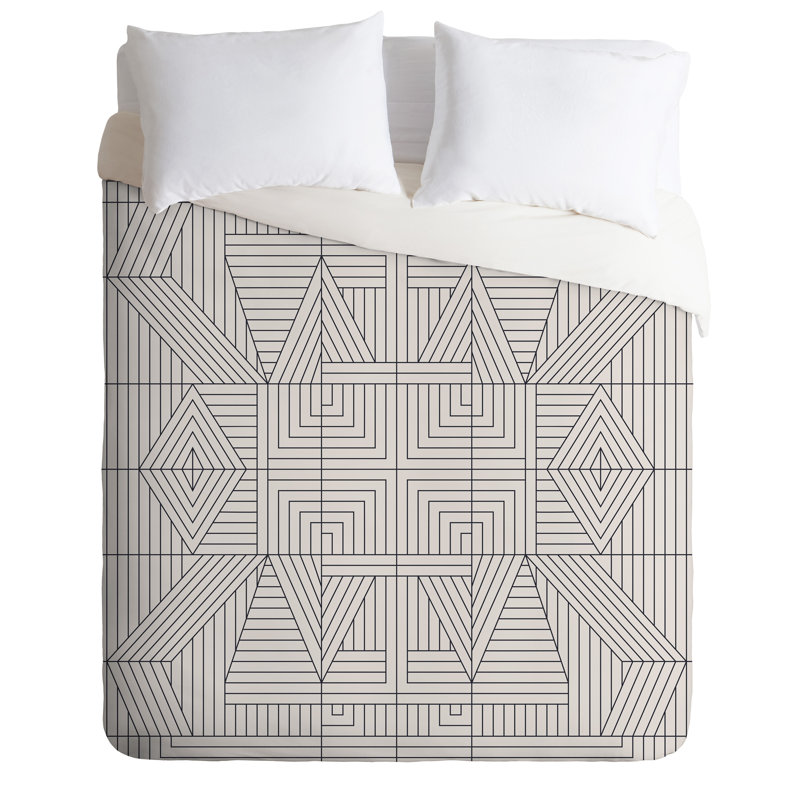 Housse de couette line mandala, Housse de couette pour grand lit