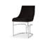 Chaises de salle à manger 2 pièces de style moderne Emrald en bois et pieds en acier
