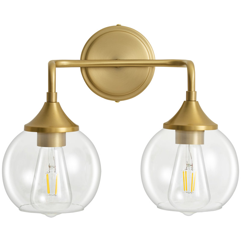 Scheider Dimmable Bathroom Vanity Light, Gold, 2