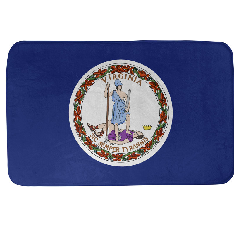 Tapis pour salle de bain virginie flag Fawcett, l 17 po x L 24 po