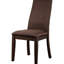 Table de salle à manger en noyer naturel et chocolat 7 avec table rectangulaire avec engrenages en métal à rallonge, 6 chaises à dossier ergonomique confortable pour la pièce Noyer, chocolat, table, base à tréteaux
