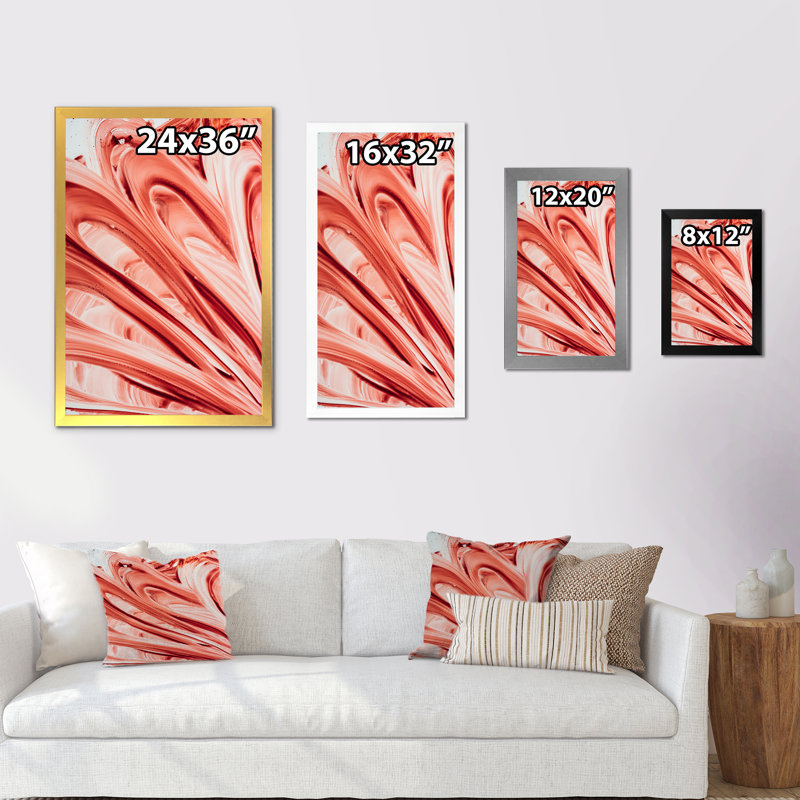 Tasty Pomegranate Explosion - Décoration murale moderne et contemporaine en toile, H 12 po x l 8 po x P 1 po, Cadre blanc