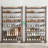 8 Tier Metal Shoe Rack, with Adjustable Flat or Angled Shelves, Set of 2, 4-Tier Stackable Shelf-1255458671