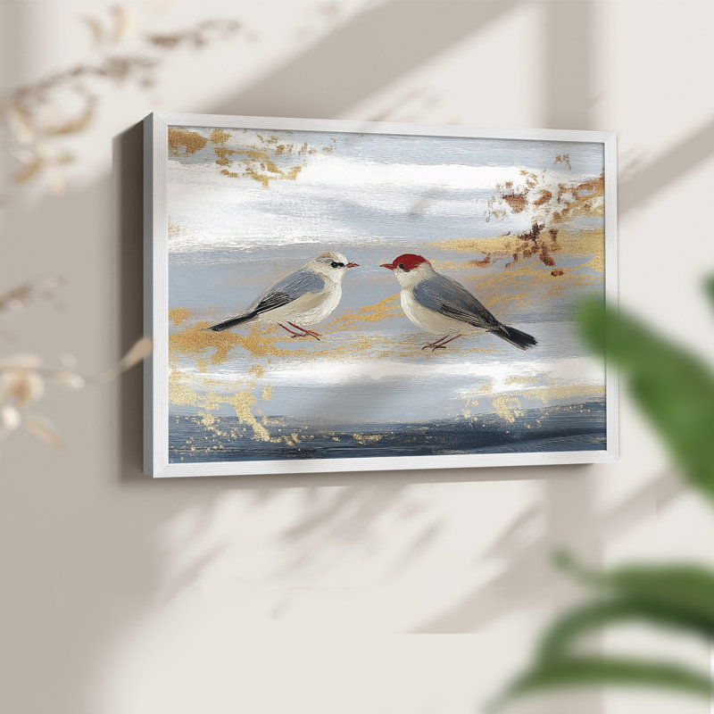 Chirstmas Art-CCLXIV -Framed Print - Restickable, H 22 po x l 28 po, Blanc