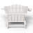 Oversize Foldable Adirondack Chair HDPE Weather-Resistant Firepit Chair With Cup Holder-123040001